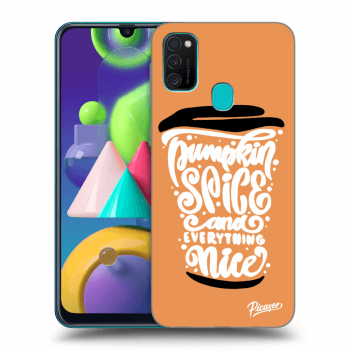 Hülle für Samsung Galaxy M21 M215F - Pumpkin coffee