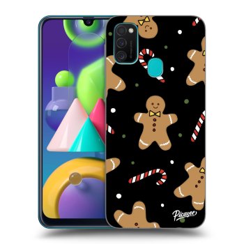 Picasee Samsung Galaxy M21 M215F Hülle - Schwarzes Silikon - Gingerbread