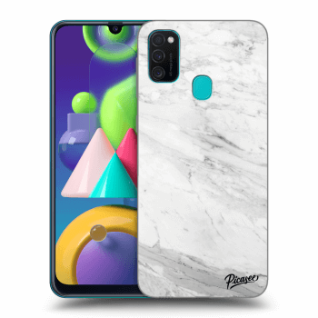 Hülle für Samsung Galaxy M21 M215F - White marble