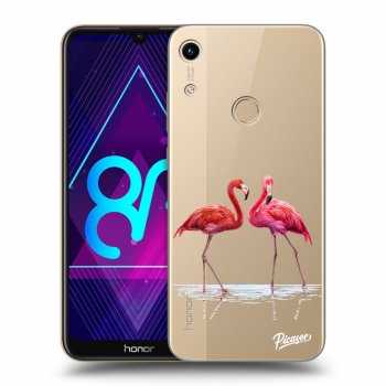 Hülle für Honor 8A - Flamingos zu zweit