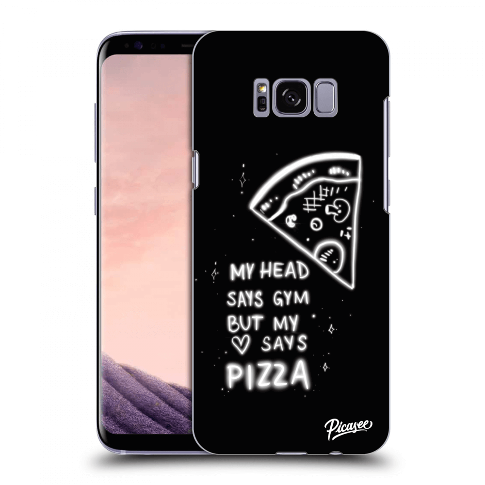 Picasee Samsung Galaxy S8 G950F Hülle - Transparentes Silikon - Pizza