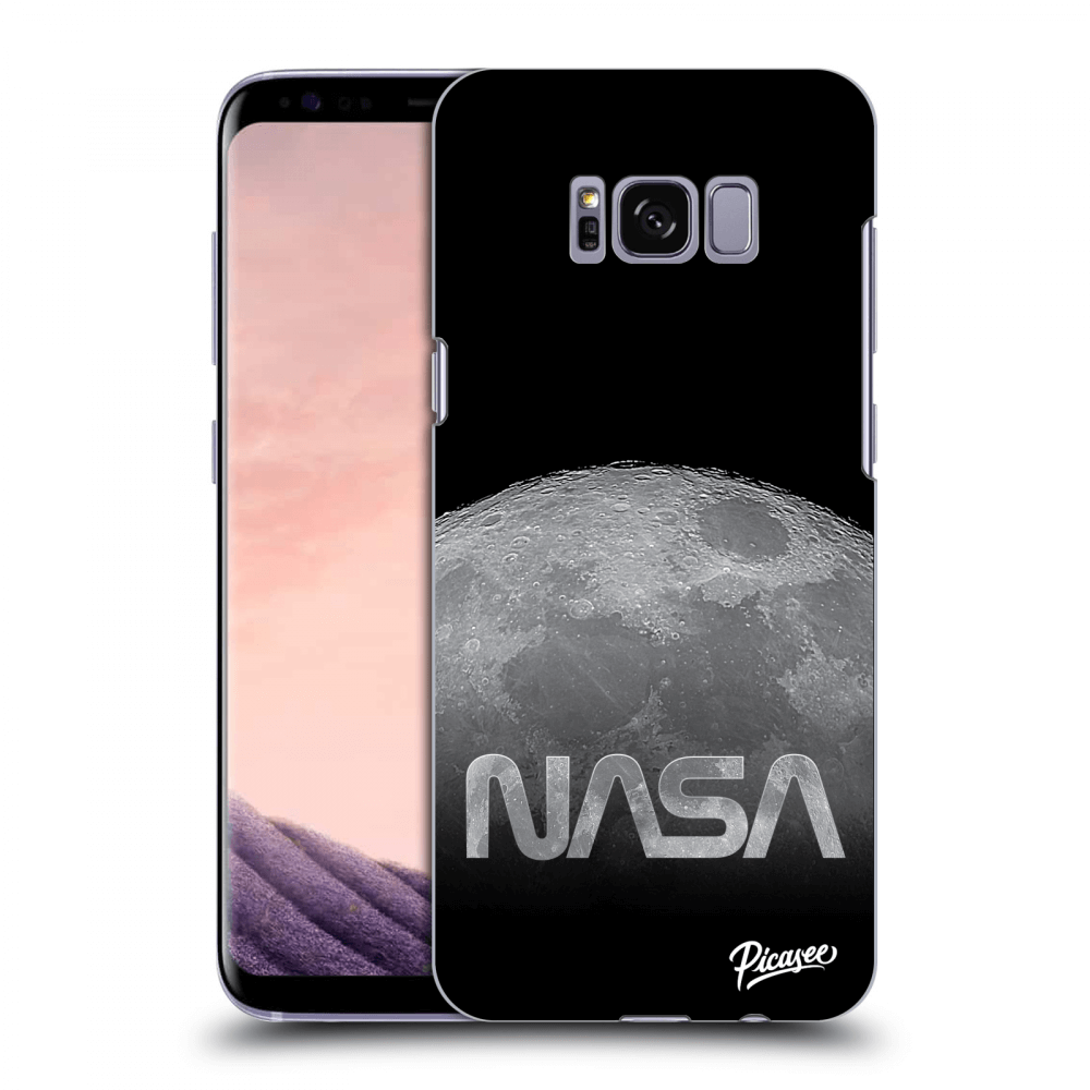 Picasee Samsung Galaxy S8 G950F Hülle - Transparentes Silikon - Moon Cut