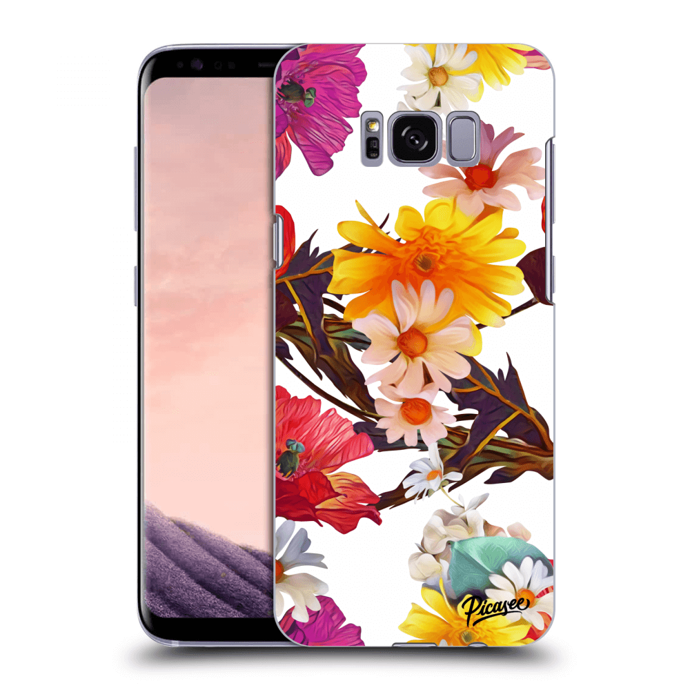 Picasee Samsung Galaxy S8 G950F Hülle - Transparentes Silikon - Meadow