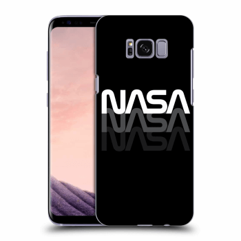 Picasee Samsung Galaxy S8 G950F Hülle - Schwarzes Silikon - NASA Triple