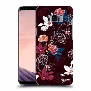 Picasee Samsung Galaxy S8 G950F Hülle - Transparentes Silikon - Dark Meadow