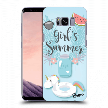 Picasee Samsung Galaxy S8 G950F Hülle - Transparentes Silikon - Girls Summer
