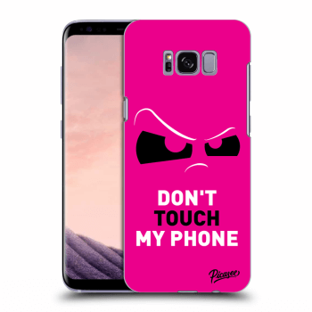 Picasee Samsung Galaxy S8 G950F Hülle - Transparentes Silikon - Cloudy Eye - Pink