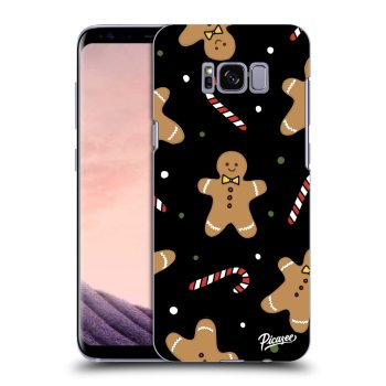 Picasee Samsung Galaxy S8 G950F Hülle - Schwarzes Silikon - Gingerbread