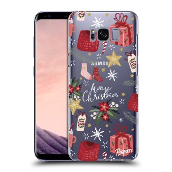 Picasee Samsung Galaxy S8 G950F Hülle - Transparentes Silikon - Christmas