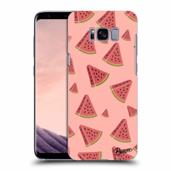 Picasee Samsung Galaxy S8 G950F Hülle - Schwarzes Silikon - Watermelon