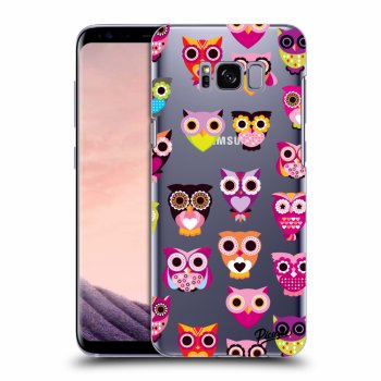 Picasee Samsung Galaxy S8 G950F Hülle - Transparentes Silikon - Owls