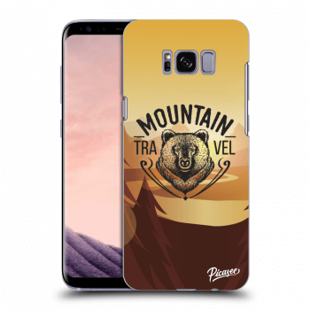 Picasee Samsung Galaxy S8 G950F Hülle - Schwarzes Silikon - Mountain bear
