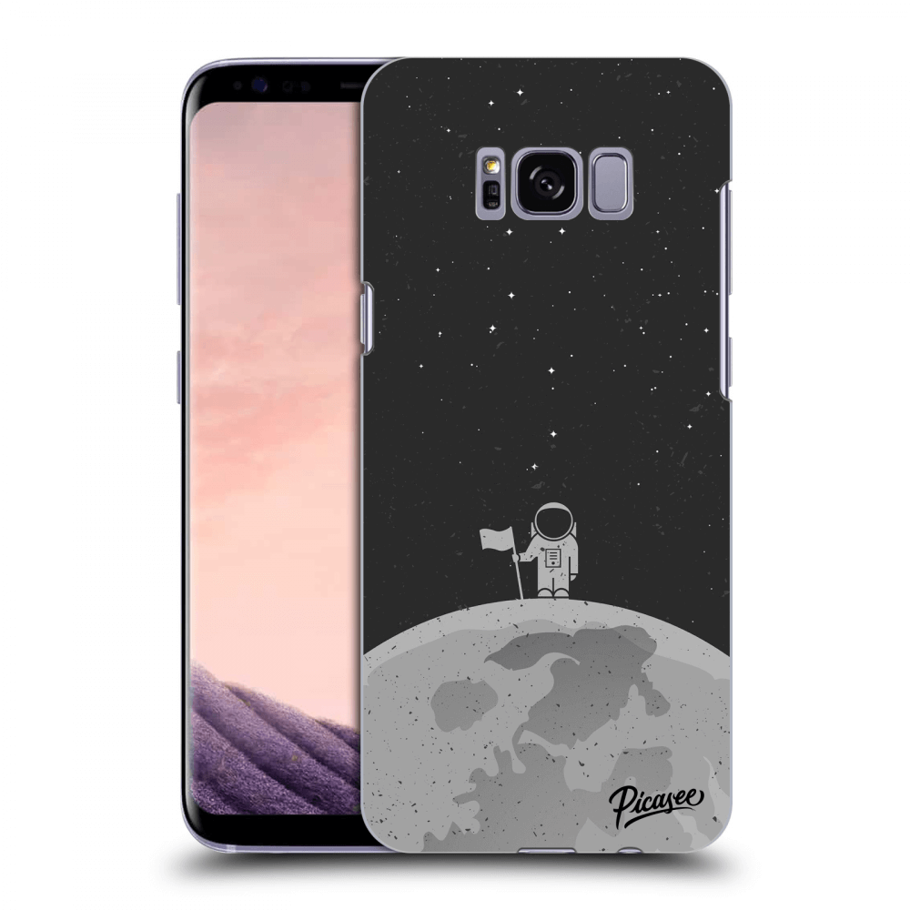 Picasee Samsung Galaxy S8 G950F Hülle - Schwarzes Silikon - Astronaut