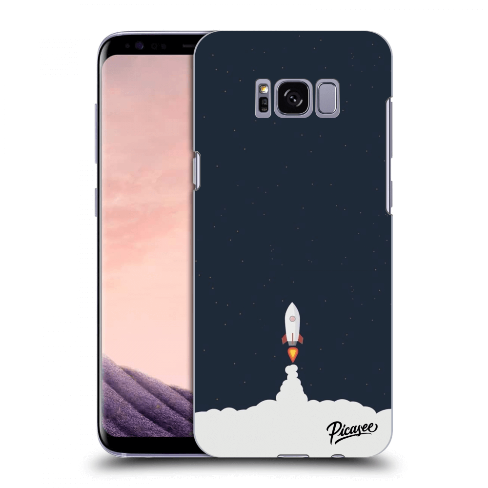 Picasee Samsung Galaxy S8 G950F Hülle - Schwarzes Silikon - Astronaut 2