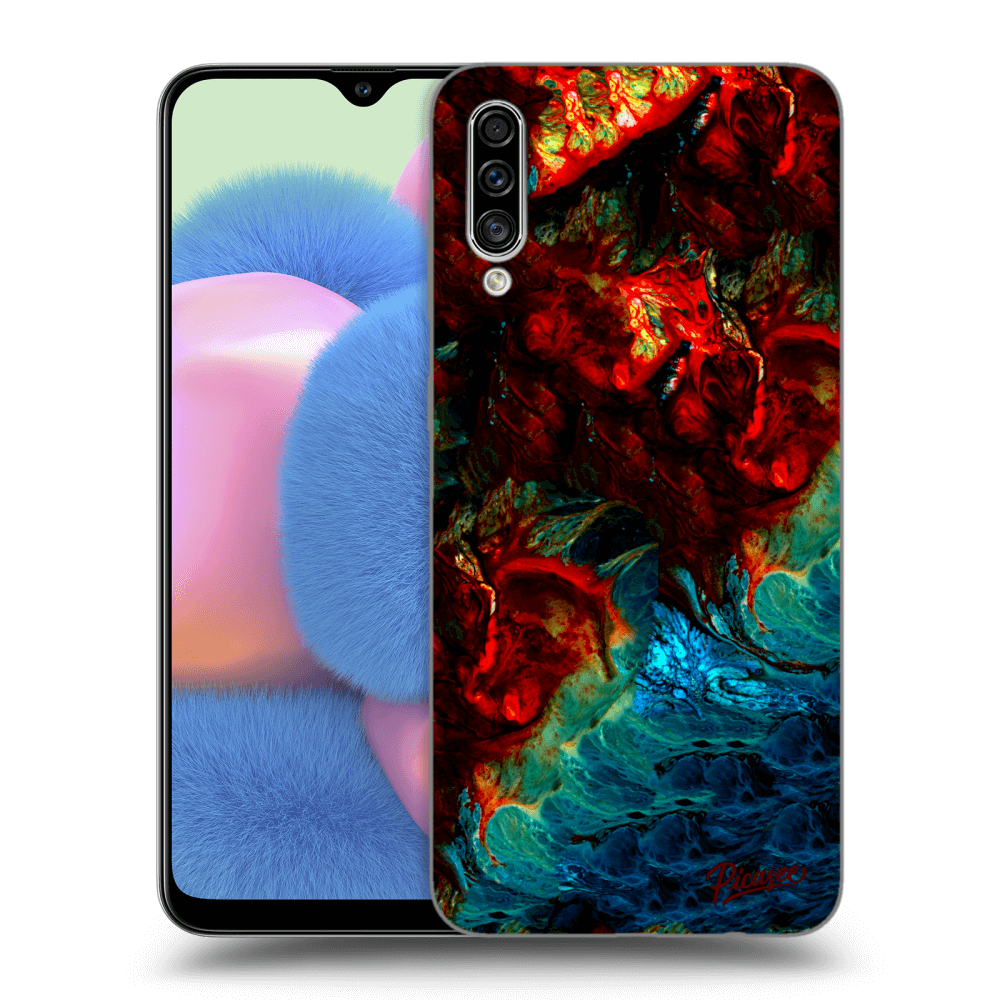 Picasee Samsung Galaxy A30s A307F Hülle - Transparentes Silikon - Universe