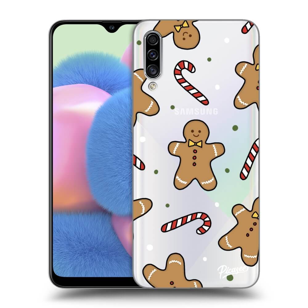 Picasee Samsung Galaxy A30s A307F Hülle - Transparentes Silikon - Gingerbread