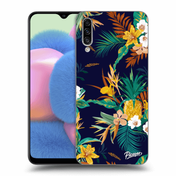 Picasee Samsung Galaxy A30s A307F Hülle - Transparentes Silikon - Pineapple Color