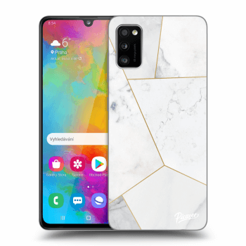 Hülle für Samsung Galaxy A41 A415F - White tile