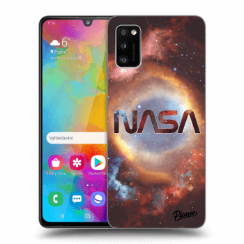 Picasee Samsung Galaxy A41 A415F Hülle - Schwarzes Silikon - Nebula