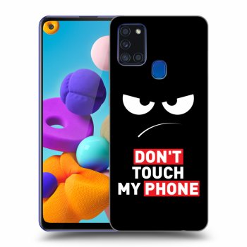 Picasee ULTIMATE CASE für Samsung Galaxy A21s - Angry Eyes - Transparent