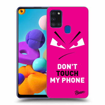 Hülle für Samsung Galaxy A21s - Evil Eye - Pink