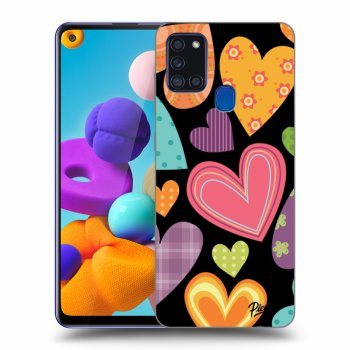 Picasee ULTIMATE CASE für Samsung Galaxy A21s - Colored heart