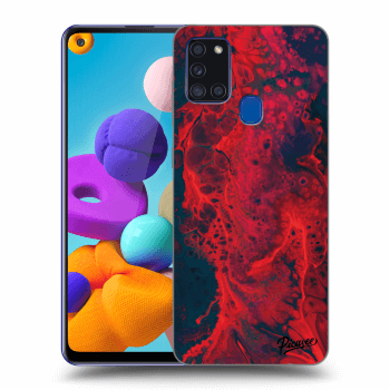 Hülle für Samsung Galaxy A21s - Organic red