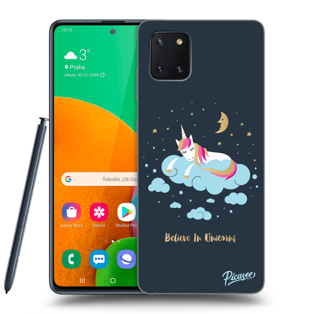Picasee Samsung Galaxy Note 10 Lite N770F Hülle - Transparentes Silikon - Believe In Unicorns