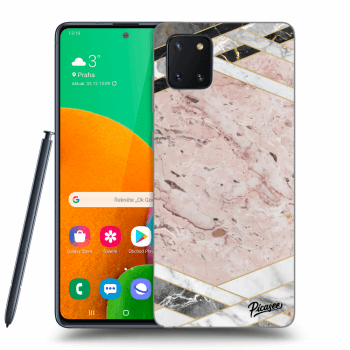 Hülle für Samsung Galaxy Note 10 Lite N770F - Pink geometry