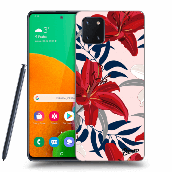 Hülle für Samsung Galaxy Note 10 Lite N770F - Red Lily