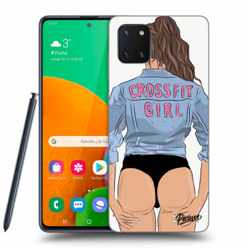 Picasee Samsung Galaxy Note 10 Lite N770F Hülle - Transparentes Silikon - Crossfit girl - nickynellow