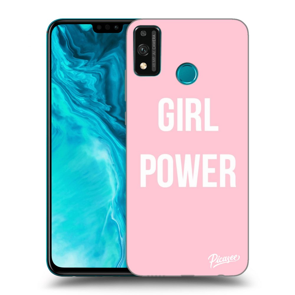 Picasee Honor 9X Lite Hülle - Transparentes Silikon - Girl power