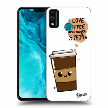 Hülle für Honor 9X Lite - Cute coffee