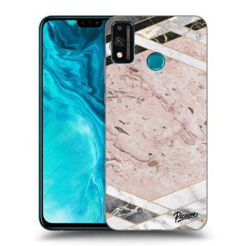 Hülle für Honor 9X Lite - Pink geometry