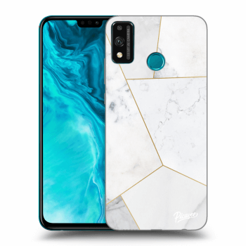 Hülle für Honor 9X Lite - White tile