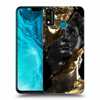 Hülle für Honor 9X Lite - Gold - Black