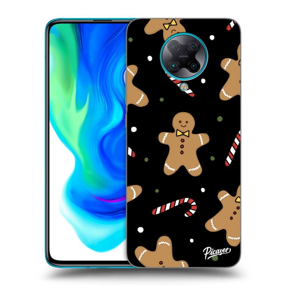 Picasee Xiaomi Poco F2 Pro Hülle - Schwarzes Silikon - Gingerbread