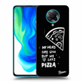 Picasee Xiaomi Poco F2 Pro Hülle - Schwarzes Silikon - Pizza