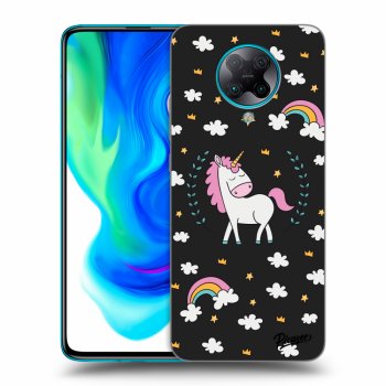 Picasee Xiaomi Poco F2 Pro Hülle - Schwarzes Silikon - Unicorn star heaven