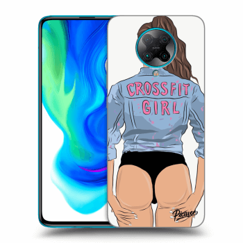 Picasee Xiaomi Poco F2 Pro Hülle - Schwarzes Silikon - Crossfit girl - nickynellow