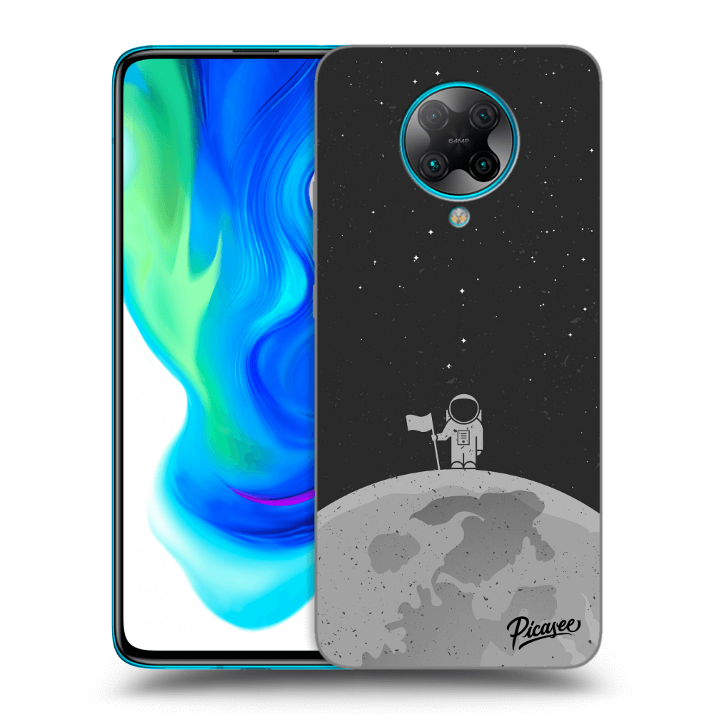 Picasee Xiaomi Poco F2 Pro Hülle - Schwarzes Silikon - Astronaut