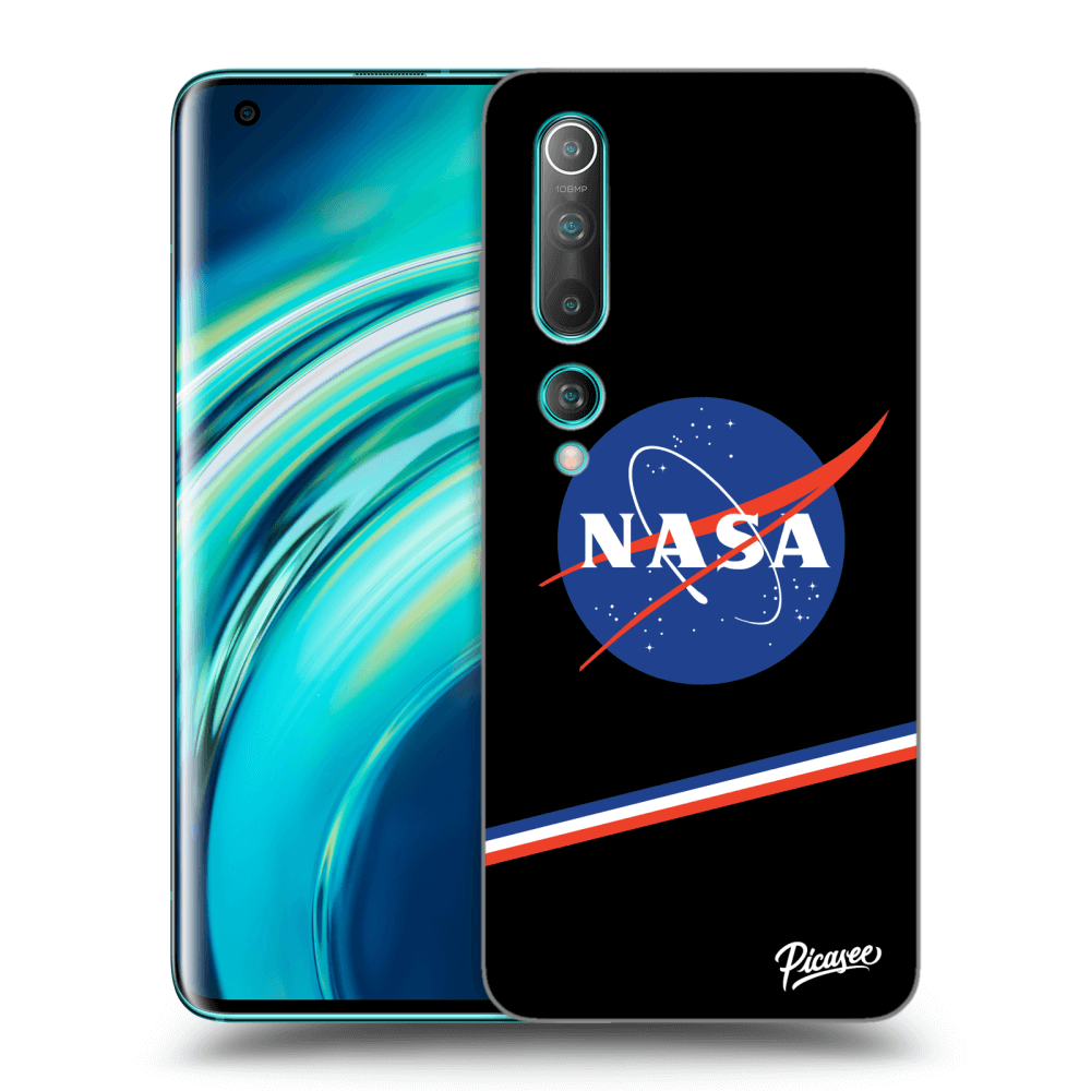 Picasee Xiaomi Mi 10 Hülle - Schwarzes Silikon - NASA Original