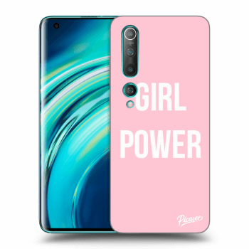 Picasee Xiaomi Mi 10 Hülle - Schwarzes Silikon - Girl power