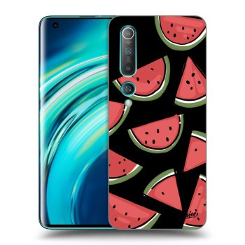 Picasee Xiaomi Mi 10 Hülle - Schwarzes Silikon - Melone