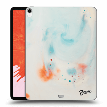 Picasee transparente Silikonhülle für Apple iPad Pro 12.9" 2018 (3. gen) - Splash