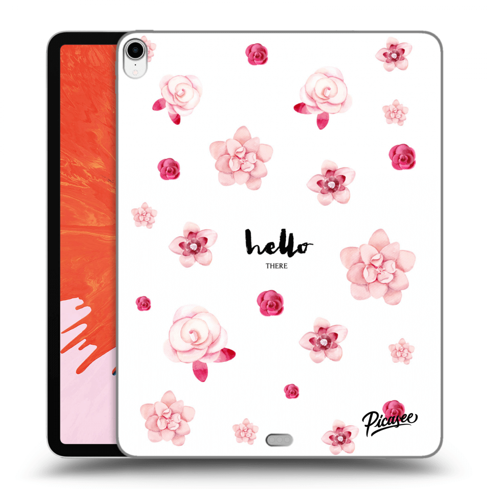 Picasee transparente Silikonhülle für Apple iPad Pro 12.9" 2018 (3. gen) - Hello there