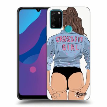 Picasee Honor 9A Hülle - Transparentes Silikon - Crossfit girl - nickynellow