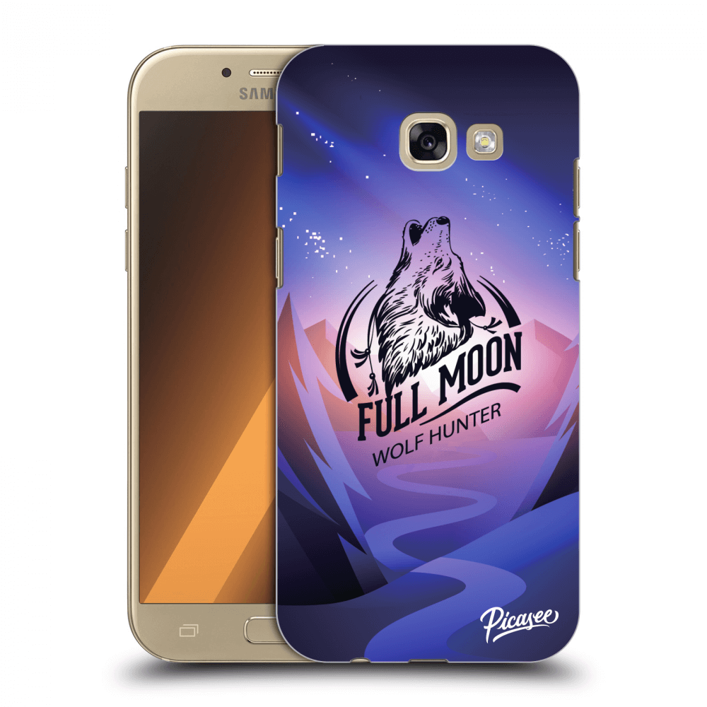 Picasee Samsung Galaxy A5 2017 A520F Hülle - Transparentes Silikon - Wolf