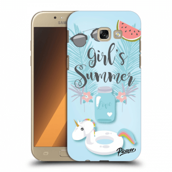 Picasee Samsung Galaxy A5 2017 A520F Hülle - Transparentes Silikon - Girls Summer