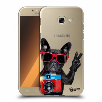 Picasee Samsung Galaxy A5 2017 A520F Hülle - Transparentes Silikon - French Bulldog